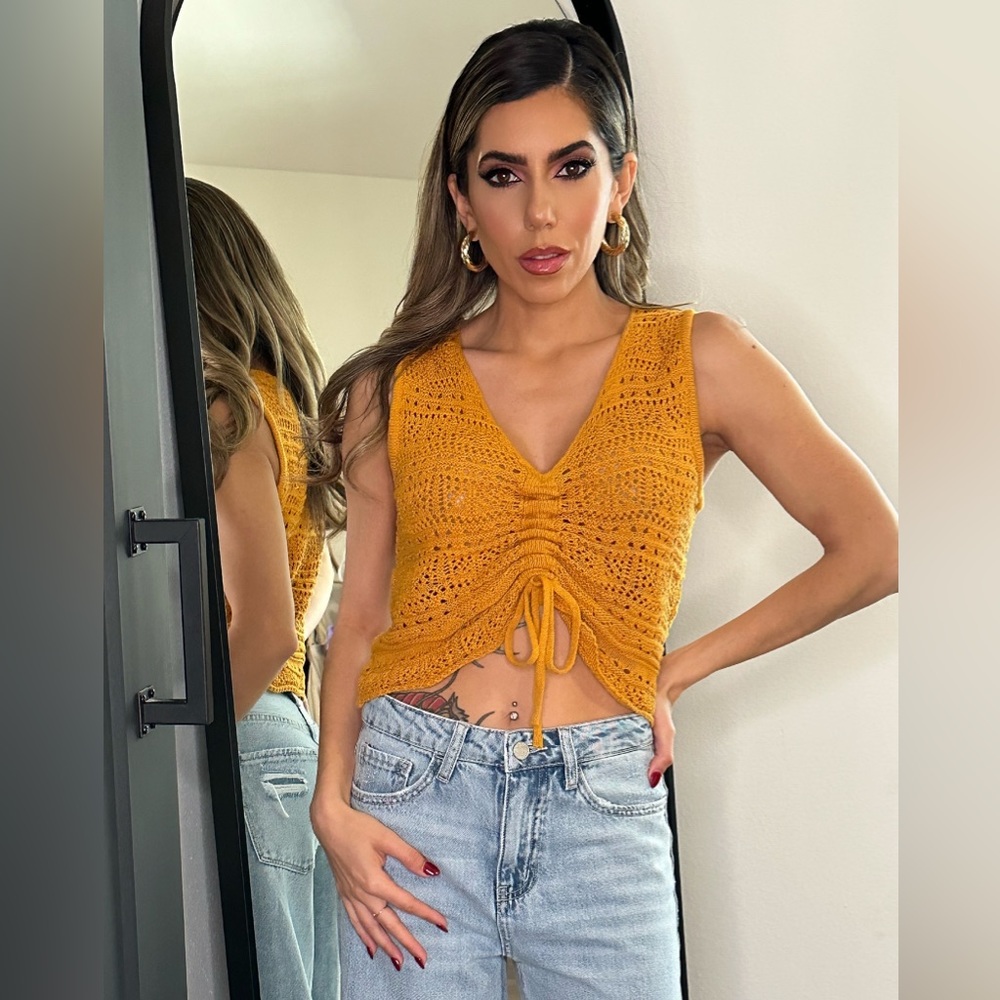 COPY - Vici Collection Crochet Top